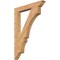 Ekena Millwork Balboa Traditional Smooth Bracket, Western Red Cedar, 3 1/2"W x 28"D x 40"H BKT04X28X40BOA01SWR - alternate 1